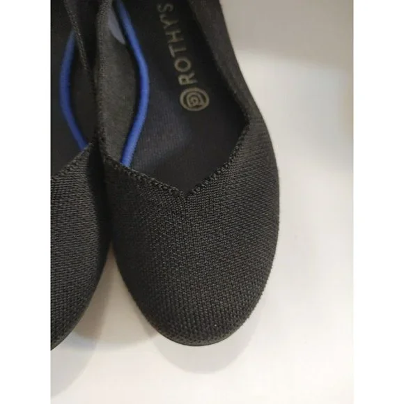 Rothy's The Flat Ballet Black Solid Textile Comfort Women’s US 7.5 - Picture 5 of 13